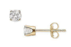 1/4 Carat Diamond 14K Gold Stud Earrings
