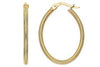 14K Yellow Gold Hoop Earrings
